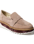 Carolyn Taguno Suede with Pink Python