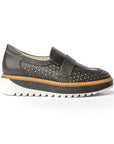 Carolyn Carbon Cow Leather