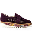 Carolyn Petunia Suede with Fantasy Snake